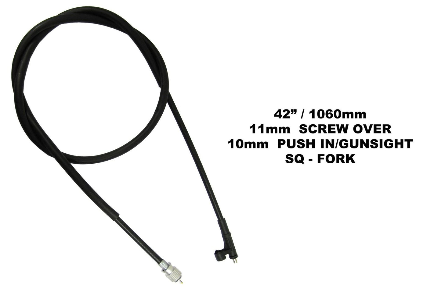 Speedo Cable Honda as 051755H, 051295H, 051786H but 1040mm Long & CA125 Rebel 1997-1999 OE Ref. 44830-KRB-621