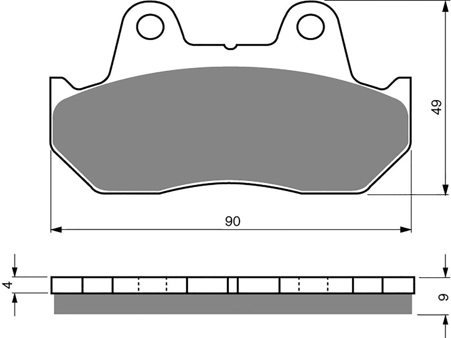 Goldfren Brake Pads AD049, VD123/2, FA69/2, FDB244R, SBS575