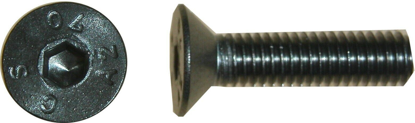 Screws Allen 5mm x 12mm Countersunk(Pitch 0.80mm) Per 20