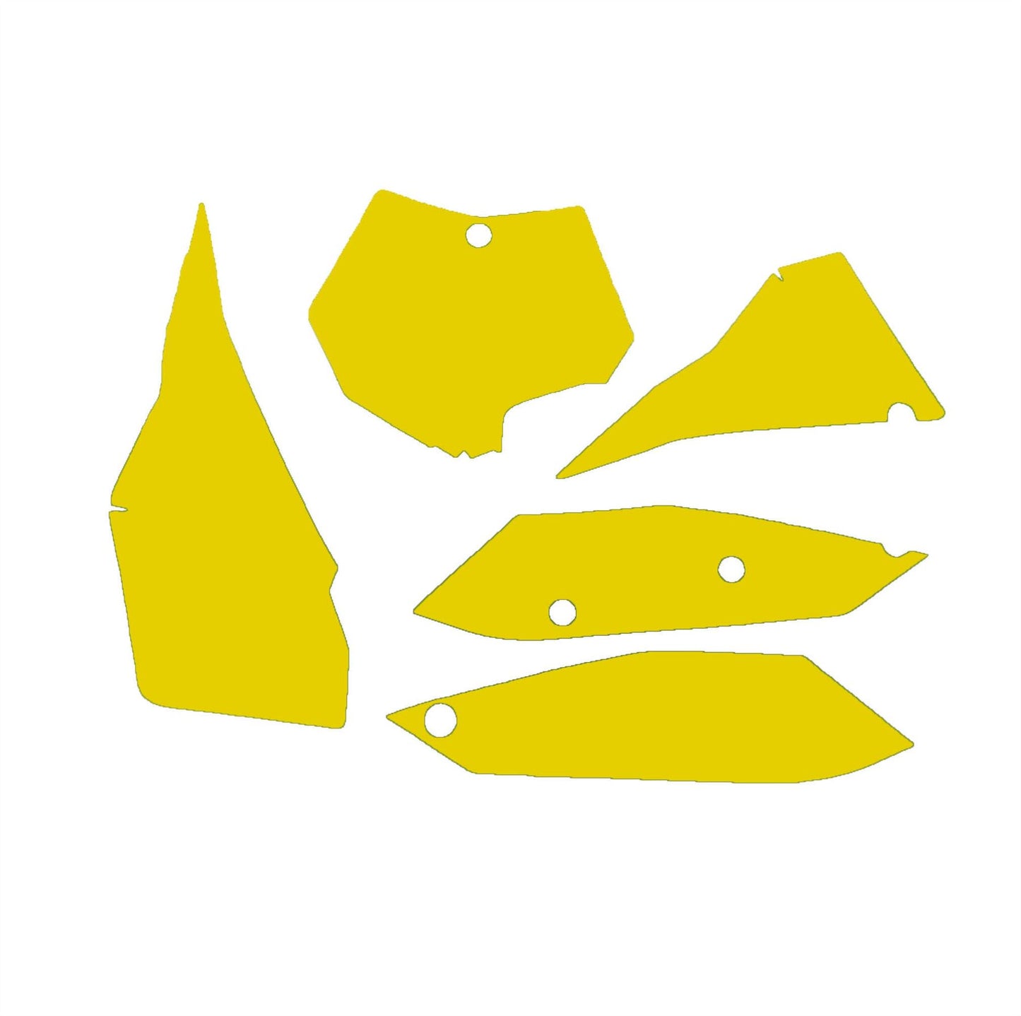 YELLOW BACKGROUNDS YZ125/250 1992