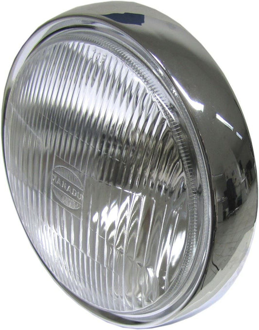 Headlight Rim & Reflector as fitted to Kawasaki KH250 6"