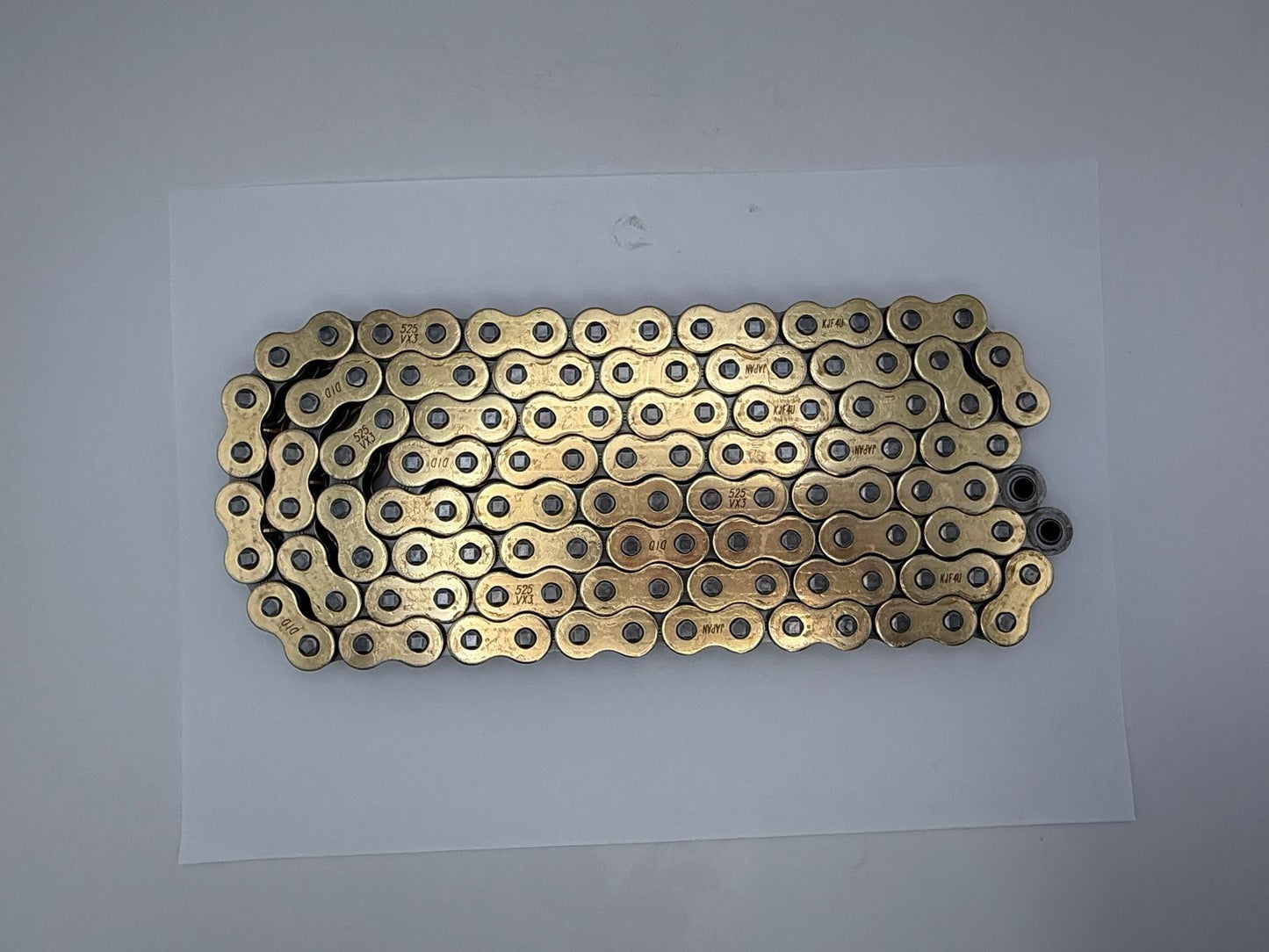 DID Chain Heavy Duty X-Ring Gold (G&B) VX3 525-106L (44.4KN) (ZJ Rivet Link)