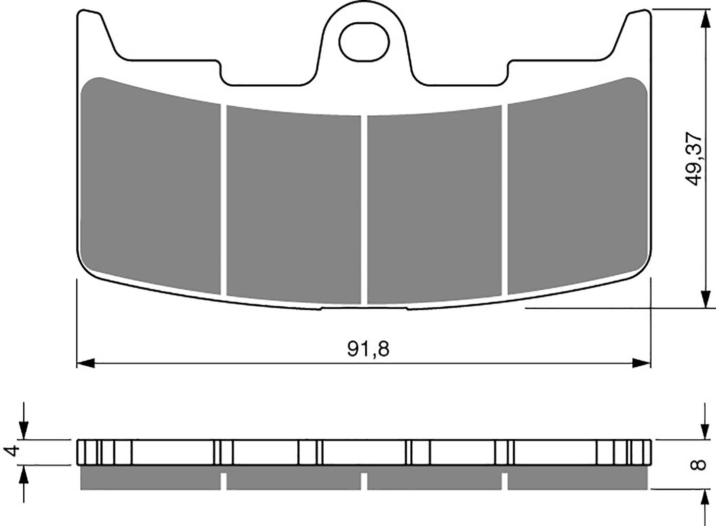 Goldfren Brake Pads S33-270, FA345, SBS795, FDB2145, DP296, VD993