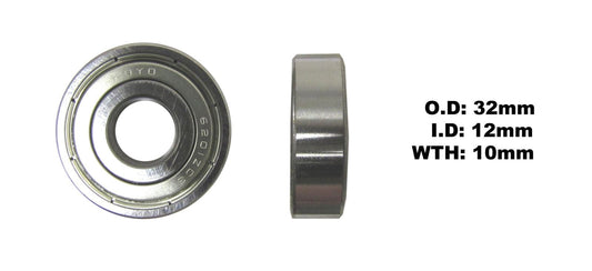 Bearing Koyo 6201ZZ(I.D 12mm x O.D 32mm x W 10mm)