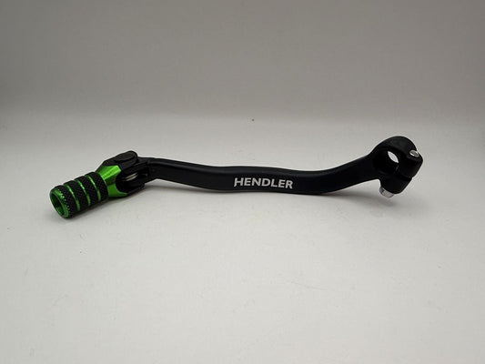 Gear Lever Alloy Black with Green Tip Kawasaki KX250F 06-08