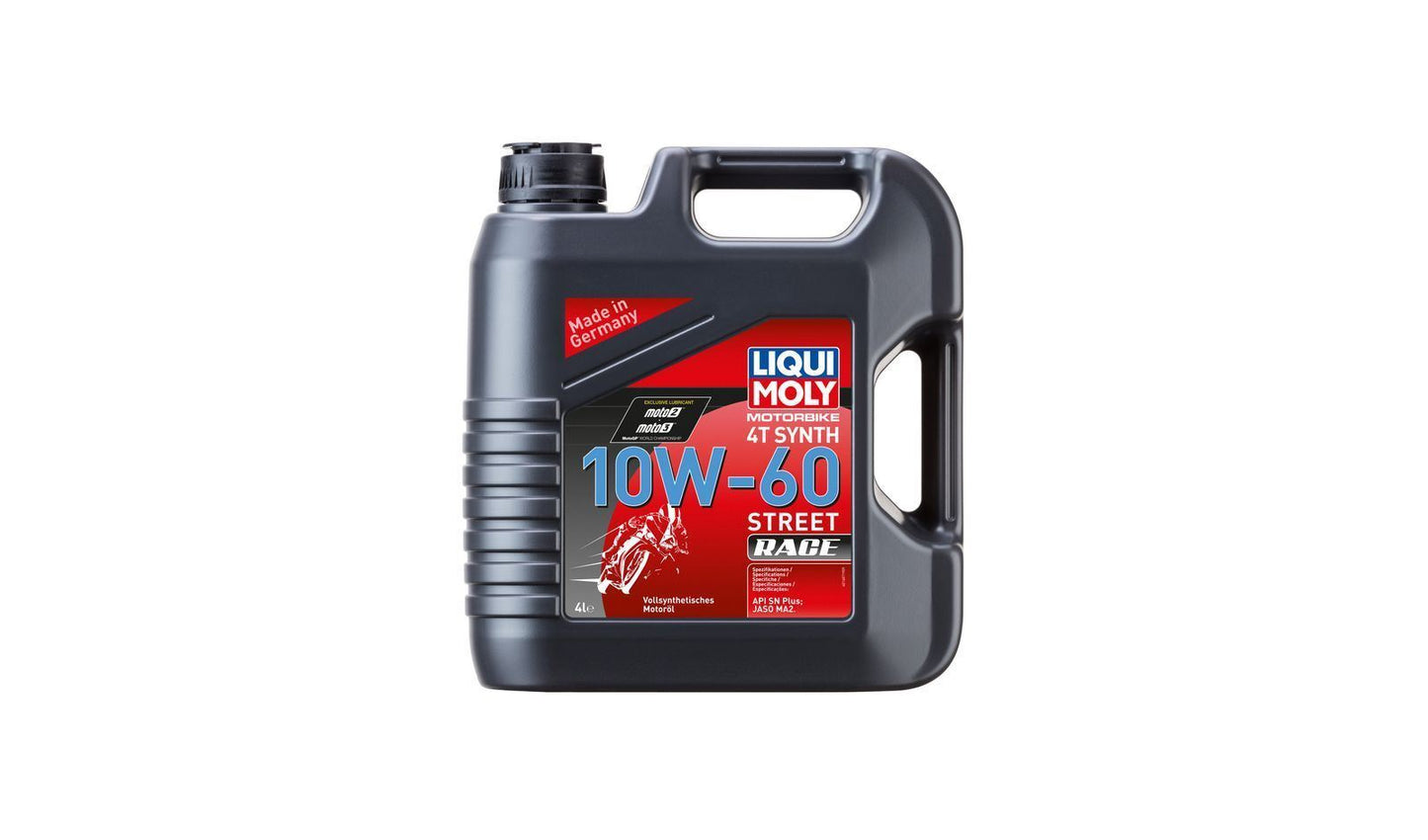 Liqui Moly 4T Motorbike Race 10w60 Street Fully Synthetic Oil  4 Litres