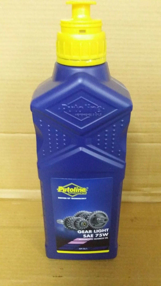 Putoline Motorcycle Light Gear Box Synthetic Fortified SAE 75W OIL 1 LITRE
