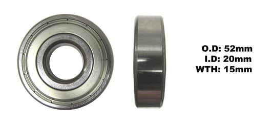 Bearing NTN 6304ZZ(I.D 20mm x O.D 52mm x W 15mm)