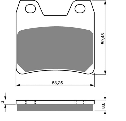 Goldfren Brake Pads AD222, FA348, VD268, SBS770, FDB2150