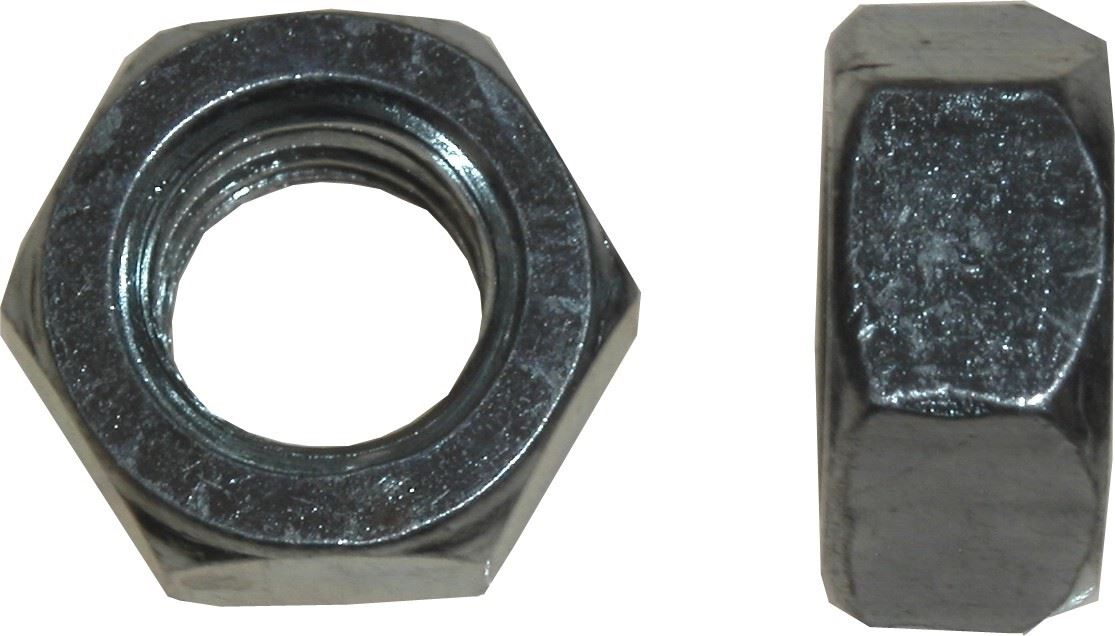 Nuts Plain 6mm Thread Uses 10mm Spanner (Pitch 1.00mm) (Per 20)