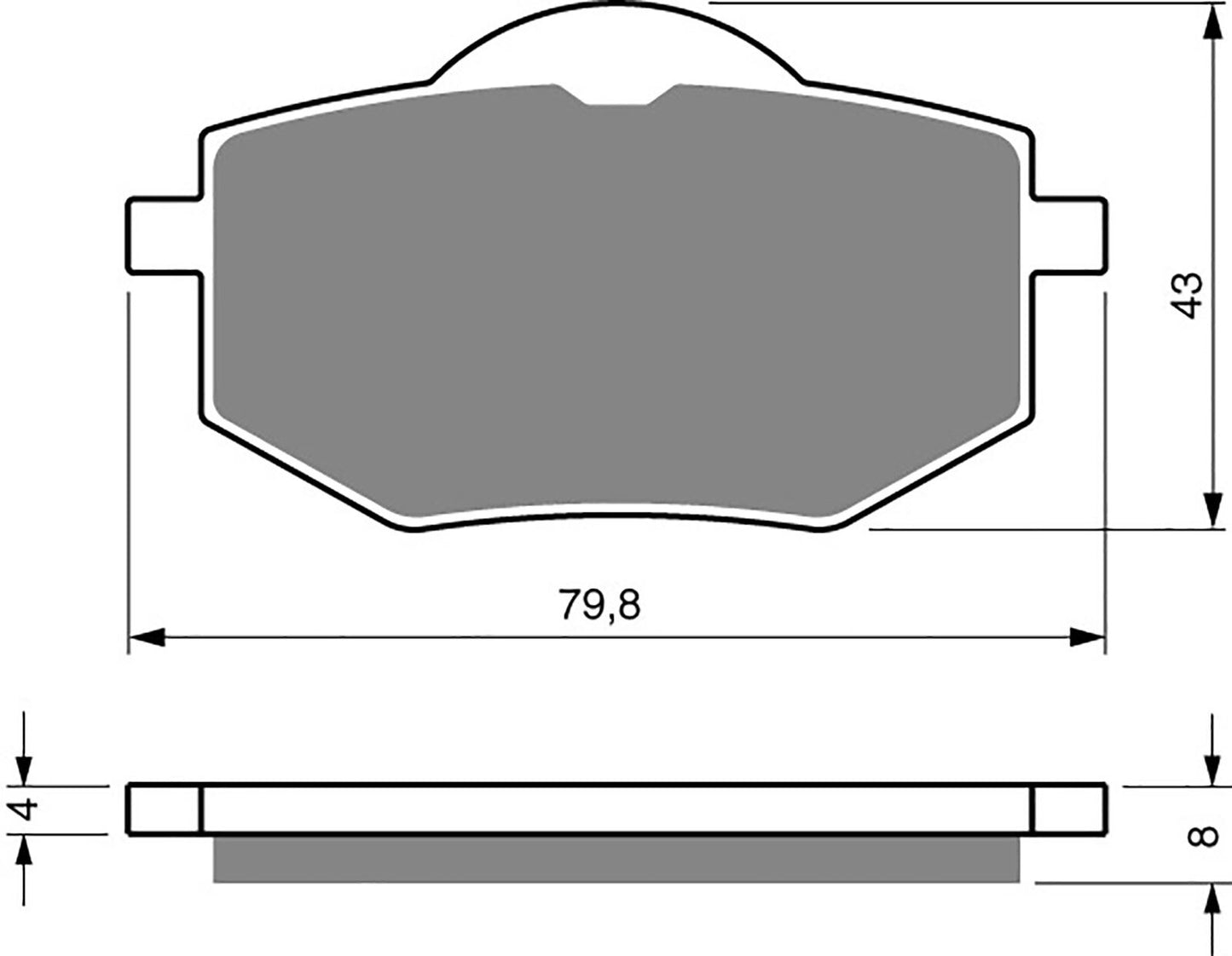 Goldfren Brake Pads AD322, FA136
