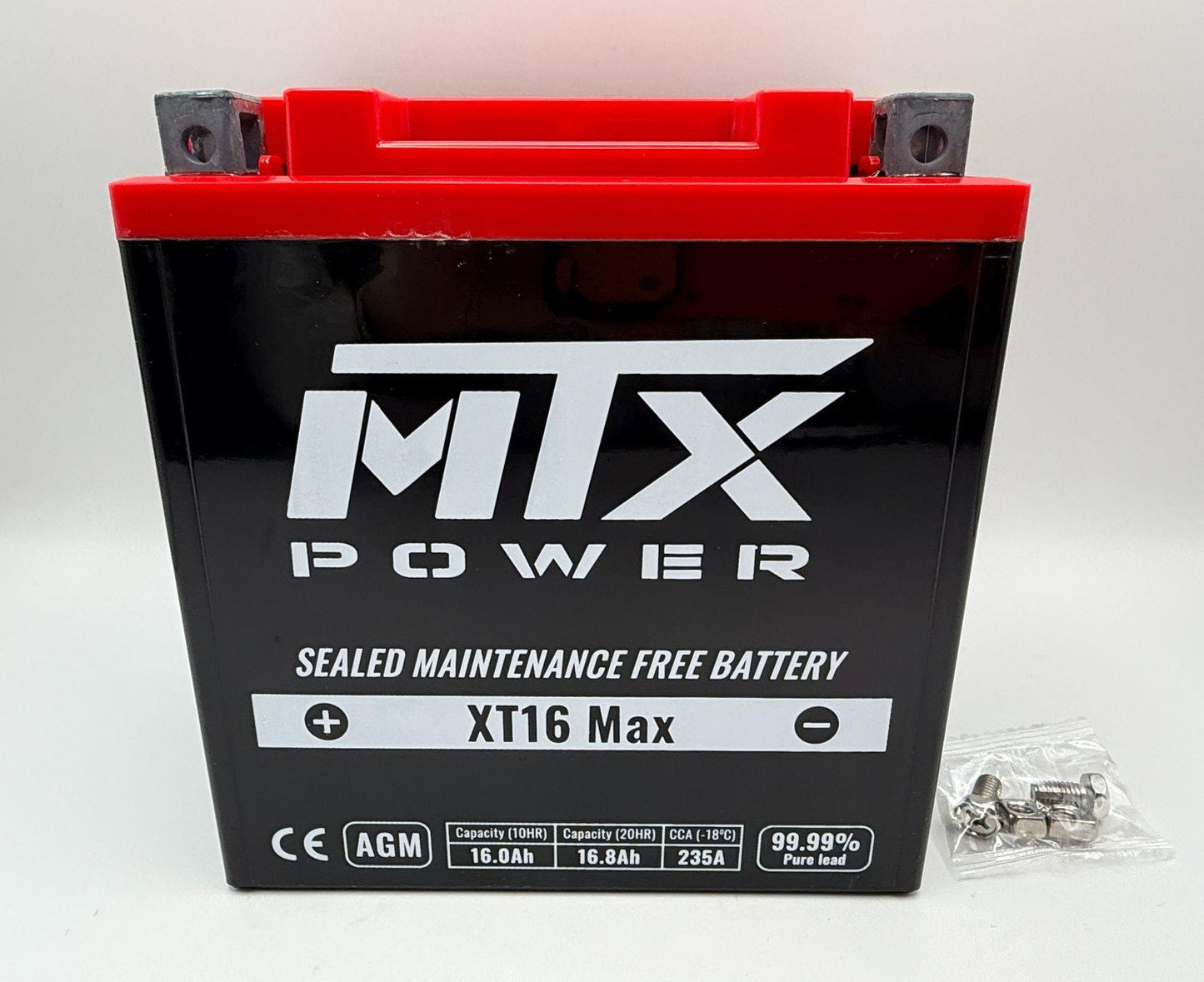 MTX Power Battery XT16 Sealed 12v 16.0AH CCA:235A L:151mm H:161mm W:87mm CTX16-BS, CTX20CH, USX16