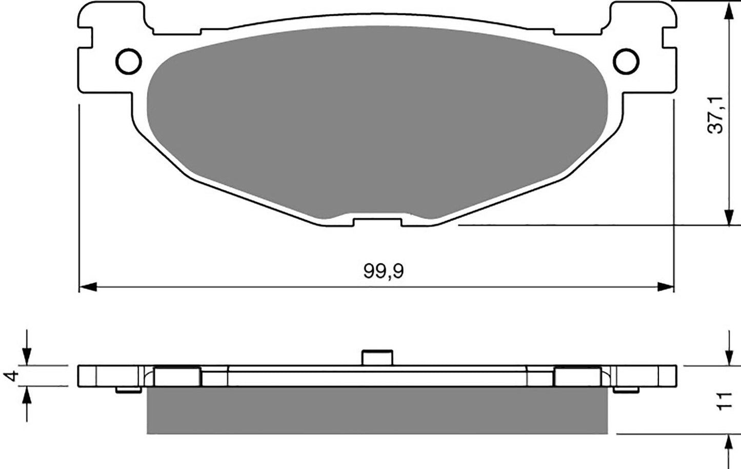 Goldfren Brake Pads AD268, FA408, VD275, SBS812, FDB220