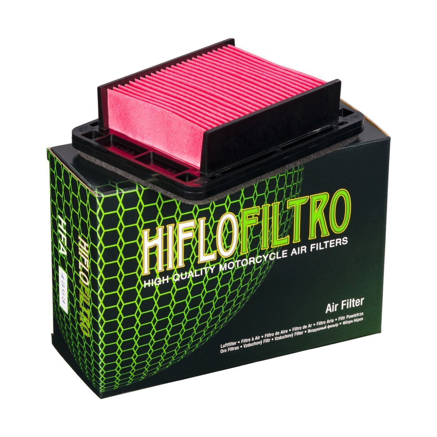 HiFlo Air Filter Yamaha YZF-R3 2015-2022, MT-03 2016-2023,  MT-25 2018-2022, YZF-R25 2018-2022, FZ25 2018-2023  (1WD-E4451-00)