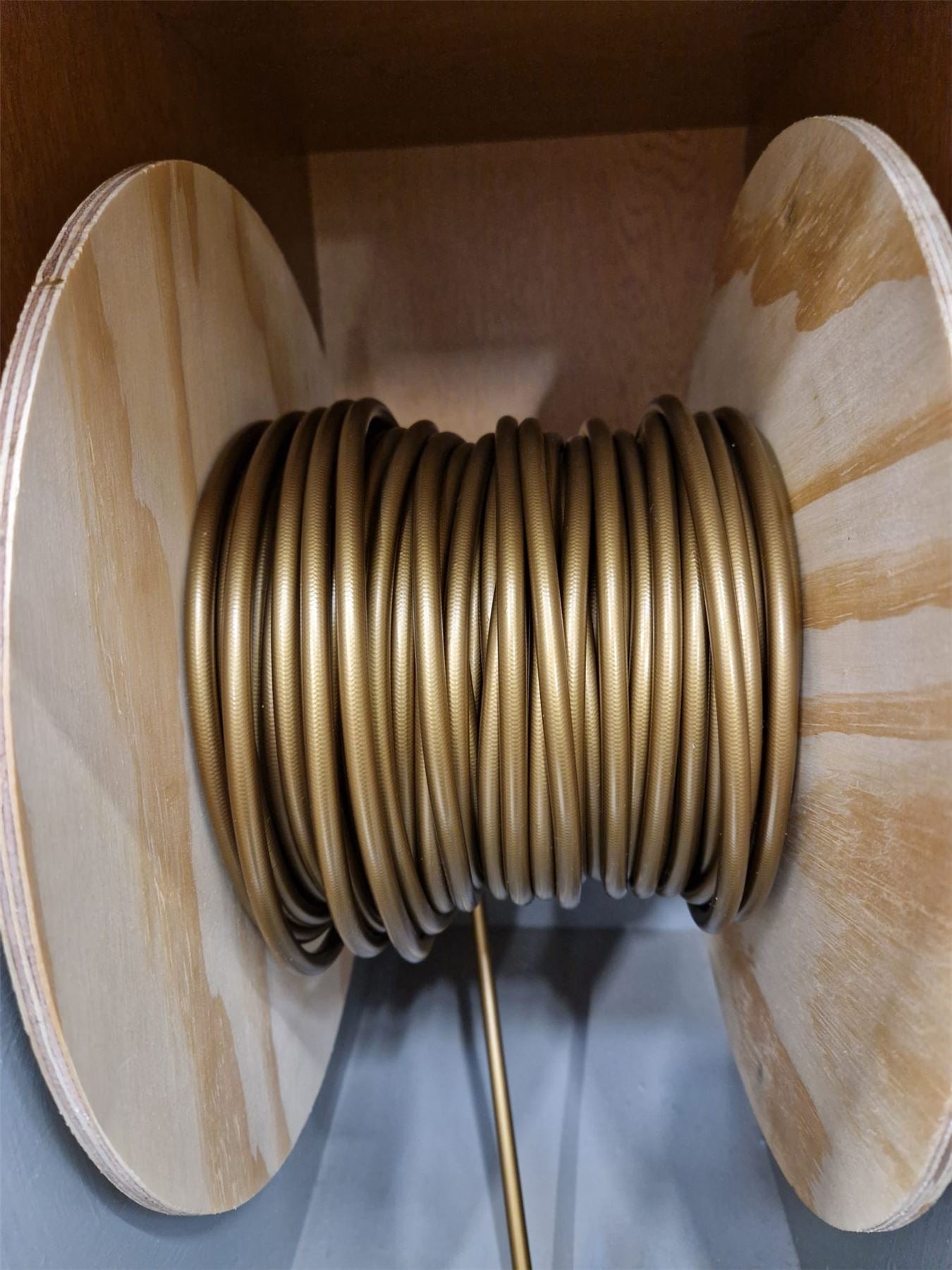 GOLD Hel Clutch Braided Hose Line For Triumph Trophy 900 / 1200 1991-2002