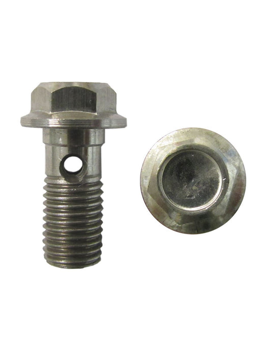 Banjo Bolt 10mm x 1.25mm Single Stainless with Hex Bolt (Per 5)