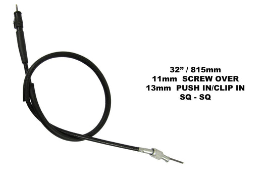 Speedo Cable Honda CBF125 09-11 32"/815mm sq-sq 163-334