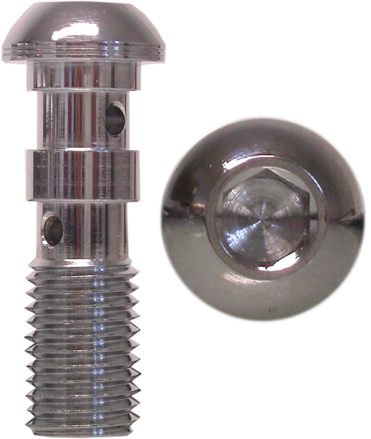 Banjo Bolt 10mm x 1.25mm Twin Chrome (Per 5)