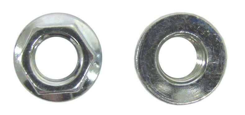 Nuts Flange 8mm x 1.25mm Thread(12mm Spanner)Smooth Base HEAD NUTS Per 20