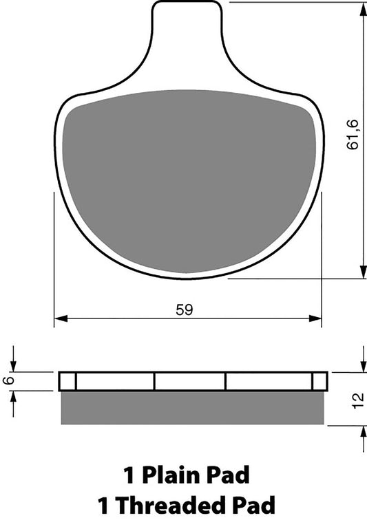 Goldfren Brake Pads AD057, VD919, FA94, FDB352/R, SBS579