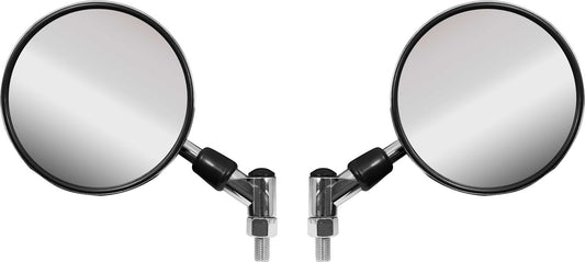 Mirrors 10mm Chrome Round L & R