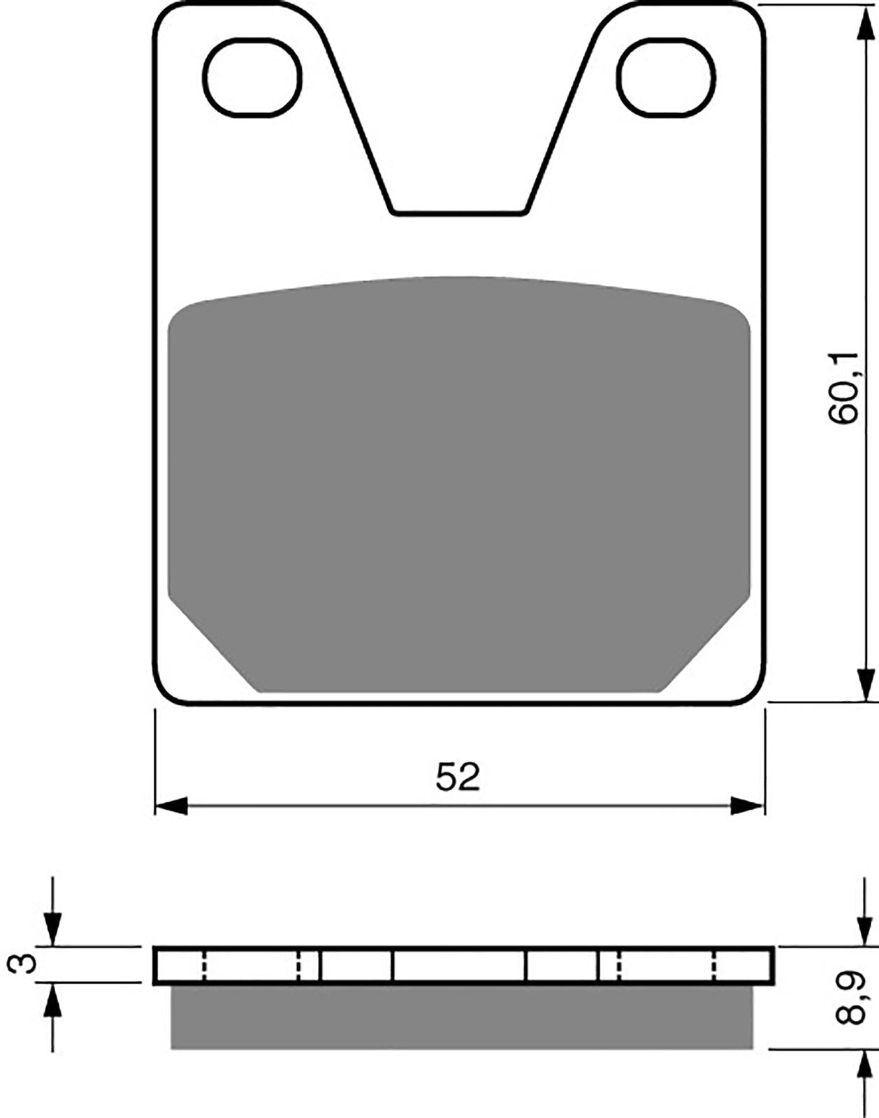 Goldfren Brake Pads S33-169, FA267, SBS733
