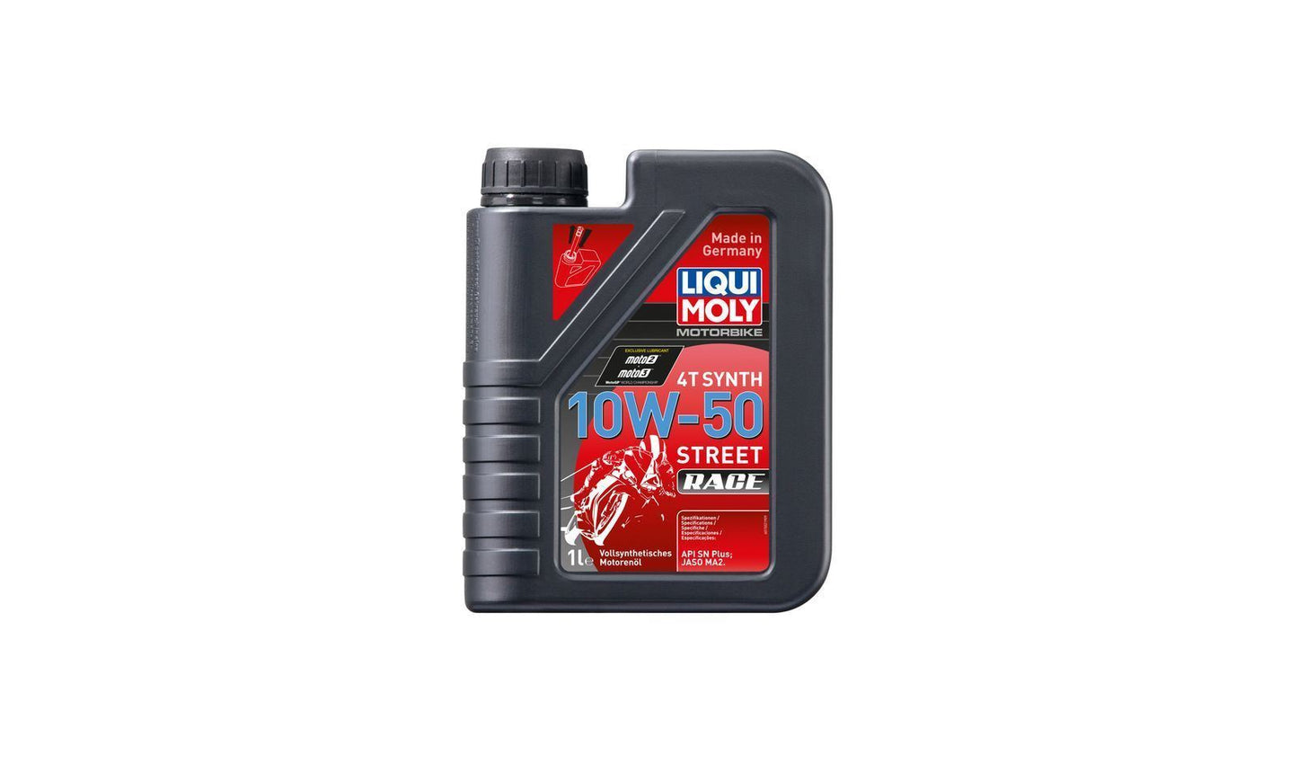 Liqui Moly 4T Motorbike Race 10w50 Street Fully Synthetic Oil  1 Litre