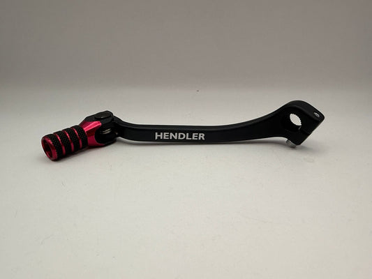 Gear Lever Alloy Black with Red Tip Honda CRF250R 18-25, CRF250RX 22-25, CRF450R 17-25, CRF450RL 24, CRF450RX 17-25, CRF450RWE 19-25