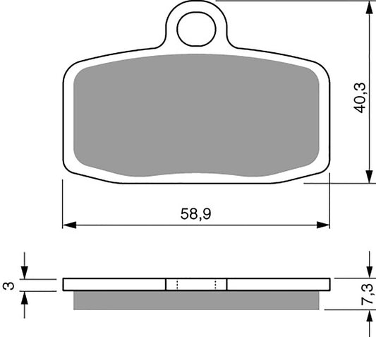 Goldfren Brake Pads K5-307, FA612