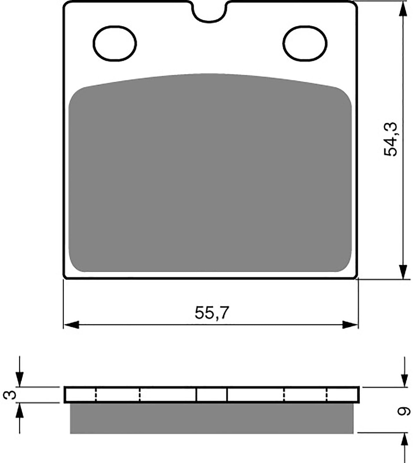 Goldfren Brake Pads S33-081, VD907, FA18, FA19, FDB108, FDB148, SBS506
