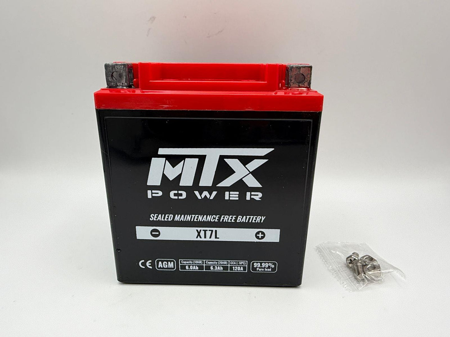 MTX Power Battery XT7L Sealed 12v 6AH CCA:120A L:113mm H:130mm W:70mm CTX7L-BS, CTX7L, USX7L