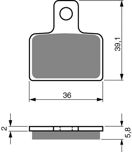 Goldfren Brake Pads K5-173, FA351, FDB2127, VD9003