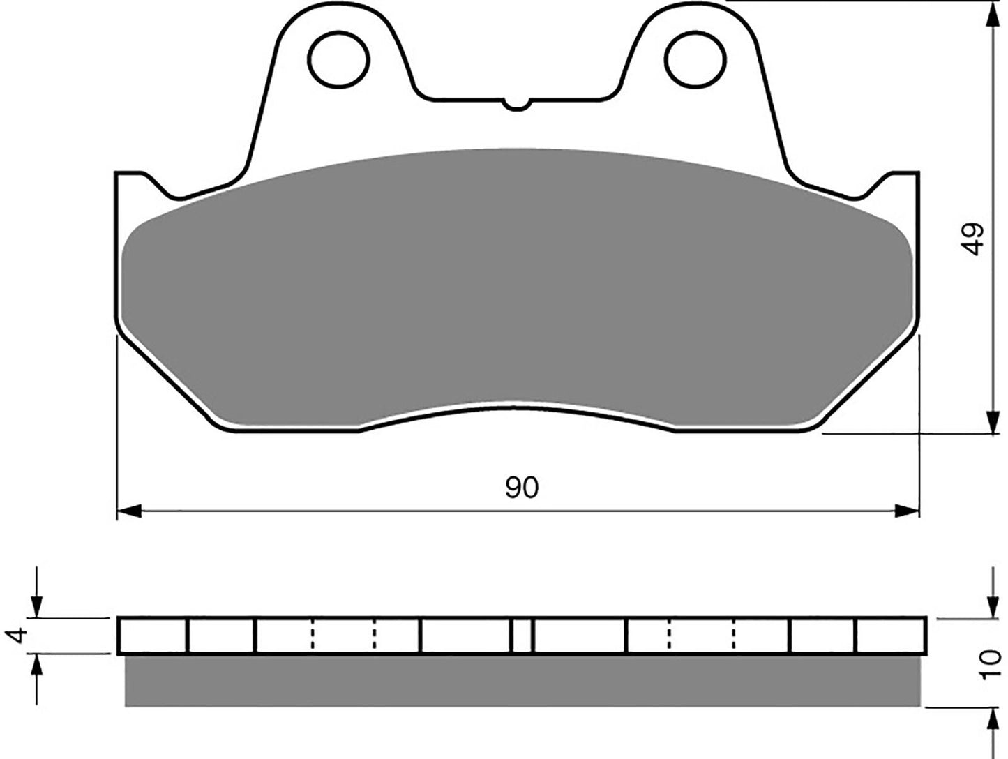 Goldfren Brake Pads S33-050, VD123, FA69, FDB244, SBS542