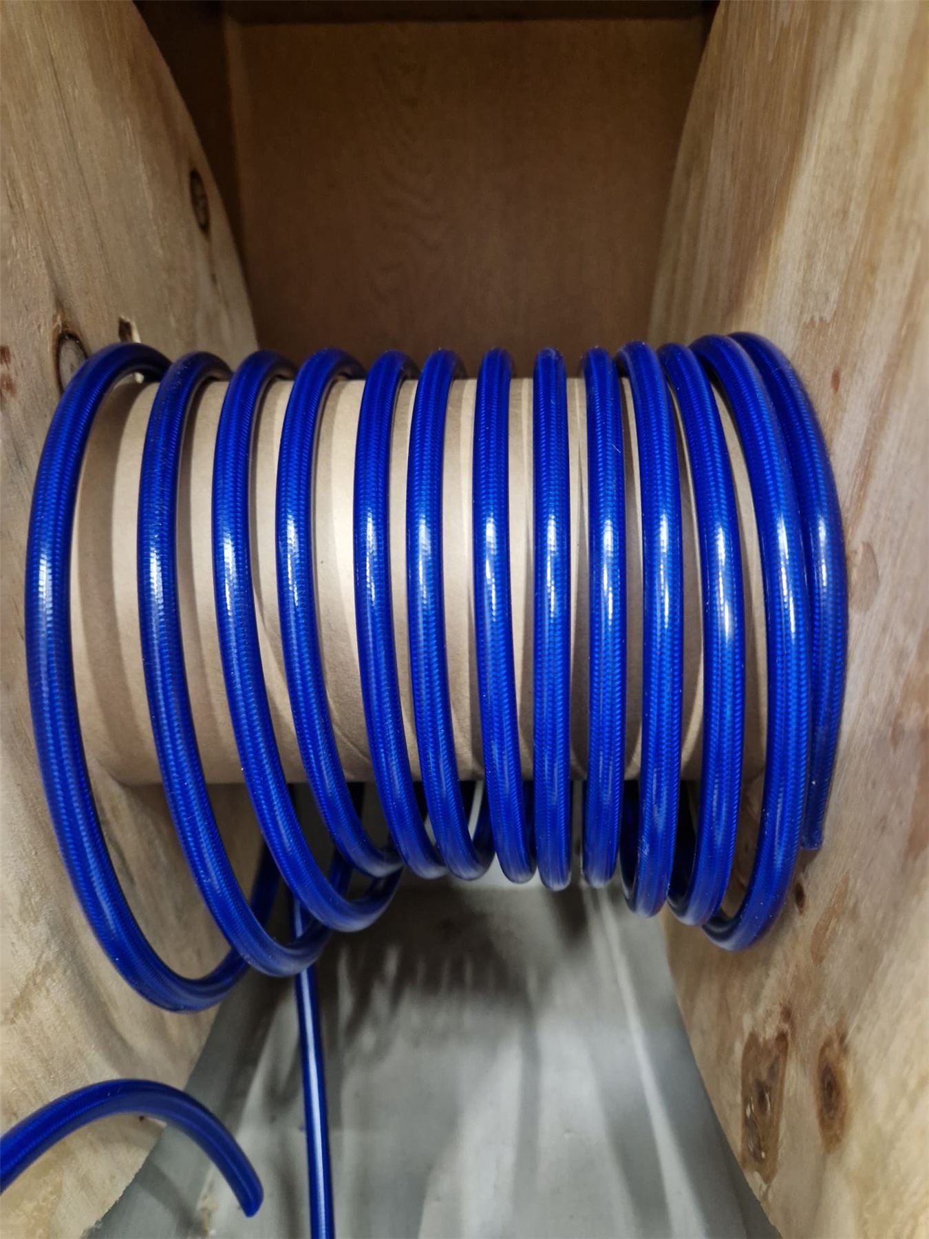 Clear Blue Hel Clutch Braided Hose Line For Honda VFR750 FJ - FK 1986-1987