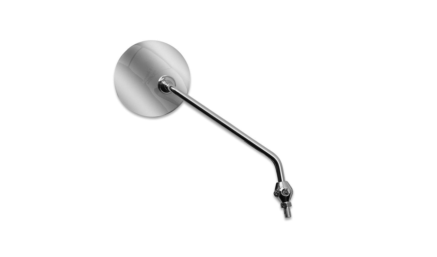 Mirror Right 8mm Chrome Round Early Honda (Knuckle Type)