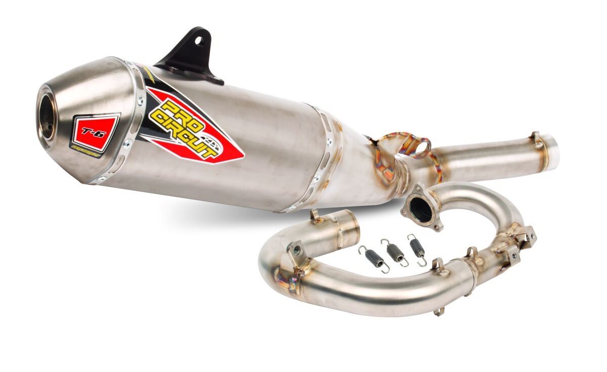 Pro Circuit 0132645H EXHAUST T6 BC SS W/ TIT ENDCAP