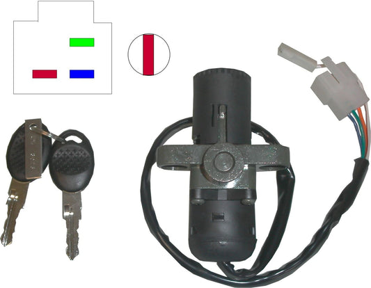 Ignition Switch Aprilia RS50 (4 Wires) 1996-1998