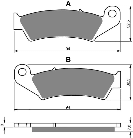 Goldfren Brake Pads Brake Pads K1-004