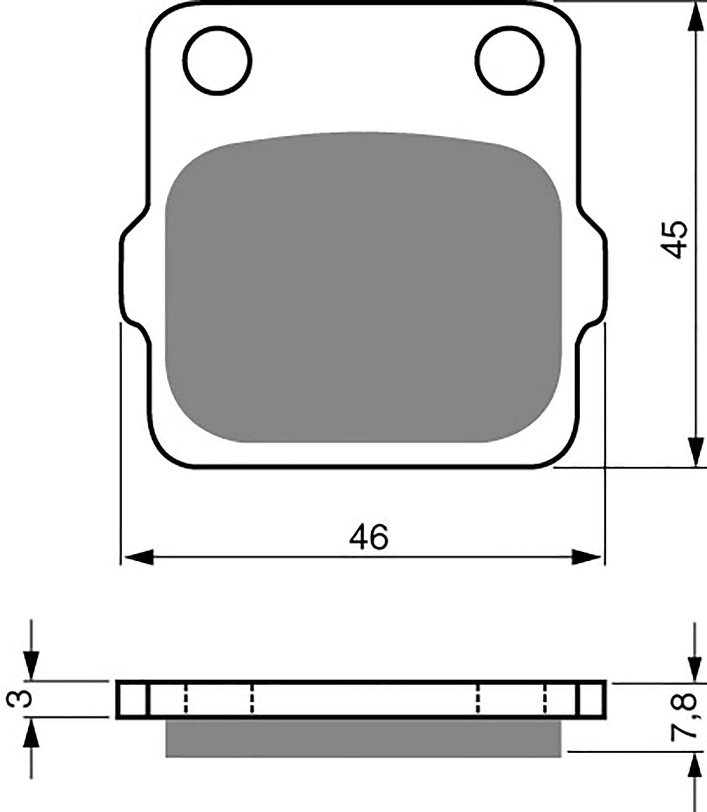Goldfren Brake Pads Brake Pads K1-007,VD127/2,FA84,SBS652,SBS592