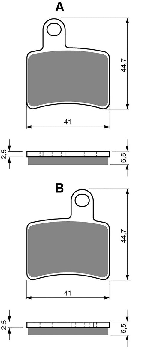 Goldfren Brake Pads S33-228, FA403