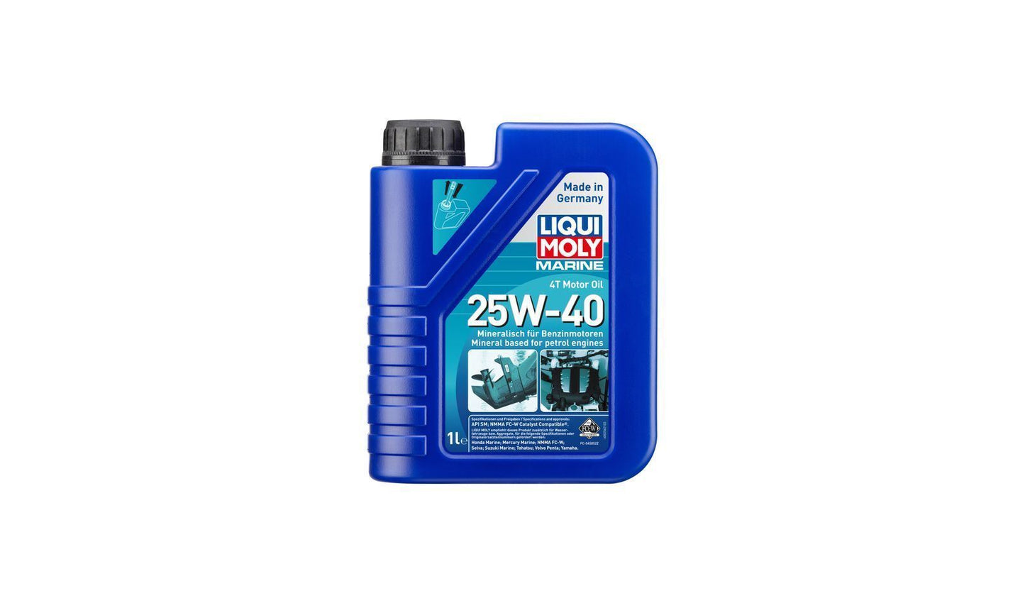 Liqui Moly 4T Marine 25w40 Synthetic Technology Oil  1 Litre