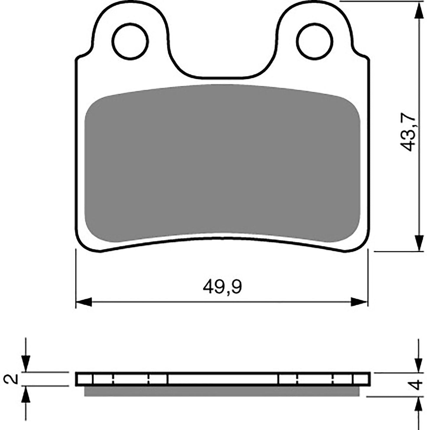 Goldfren Brake Pads K1-168
