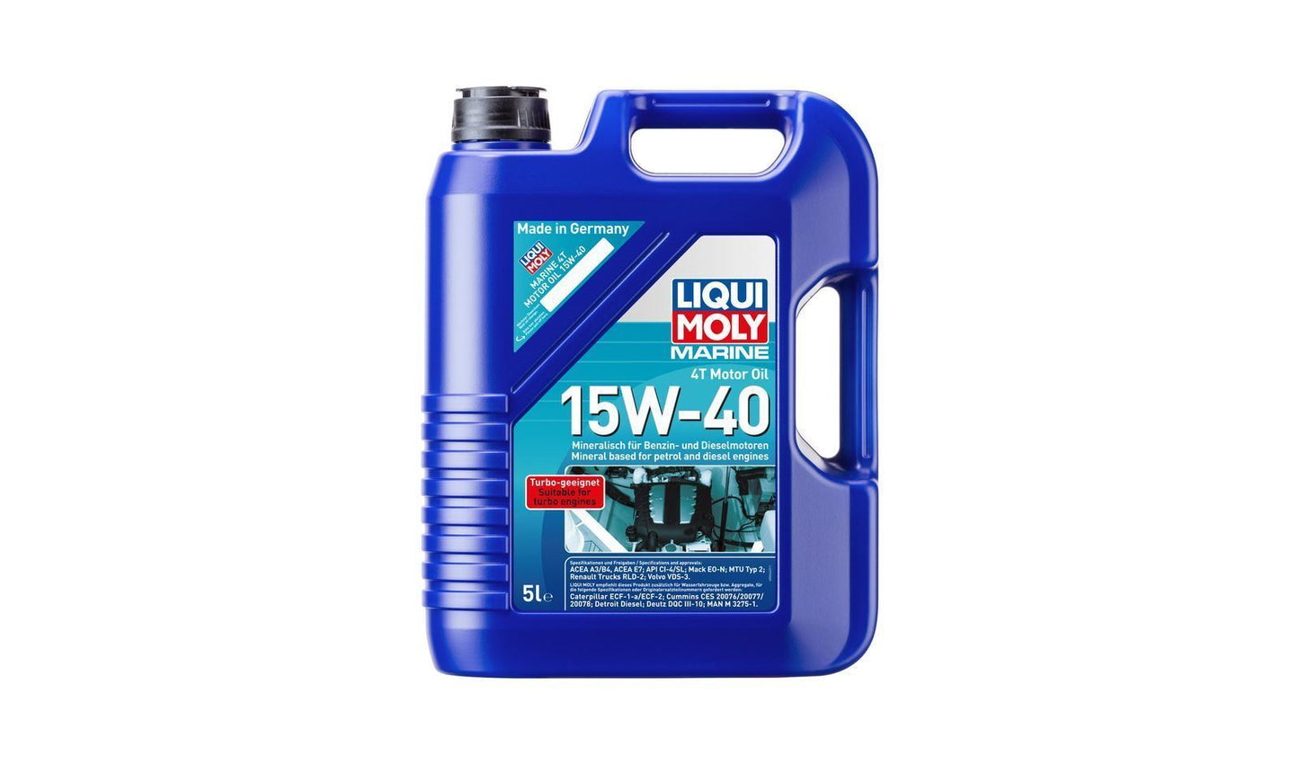 Liqui Moly 4T Marine 15w40 Synthetic Technology Oil  5 Litres
