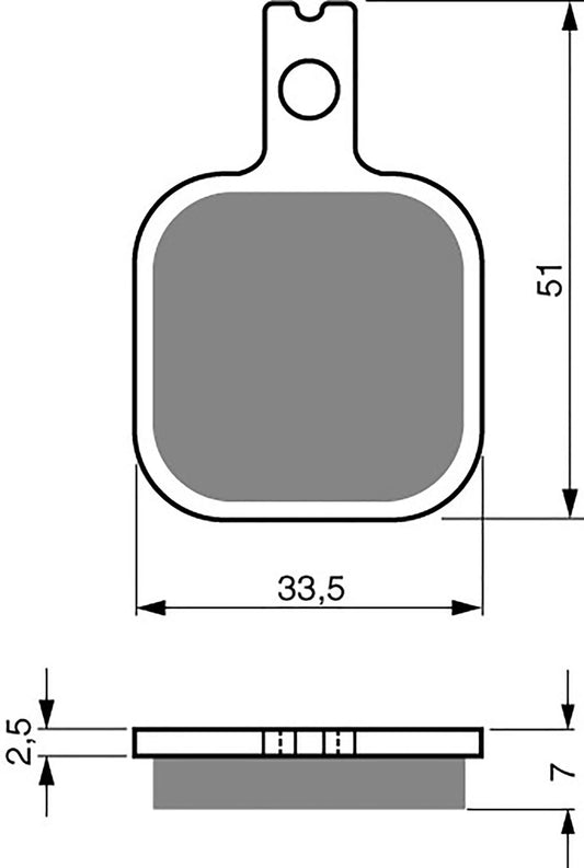 Goldfren Brake Pads GP5-119, FA175