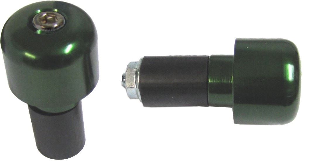 Handlebar Bar End Weight Universal Small Green (Pair)  7/8"