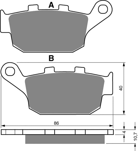 Goldfren Brake Pads AD020, VD147, FA140, FDB531, SBS614