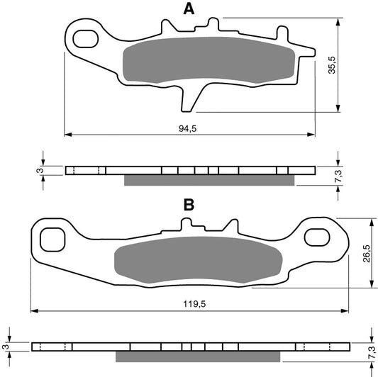 Goldfren Brake Pads K1-108