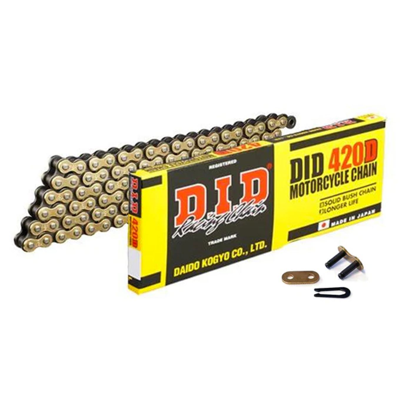 DID Chain Standard Duty Gold (G&B) D 420-140L (17.6KN) (RJ Split Link)
