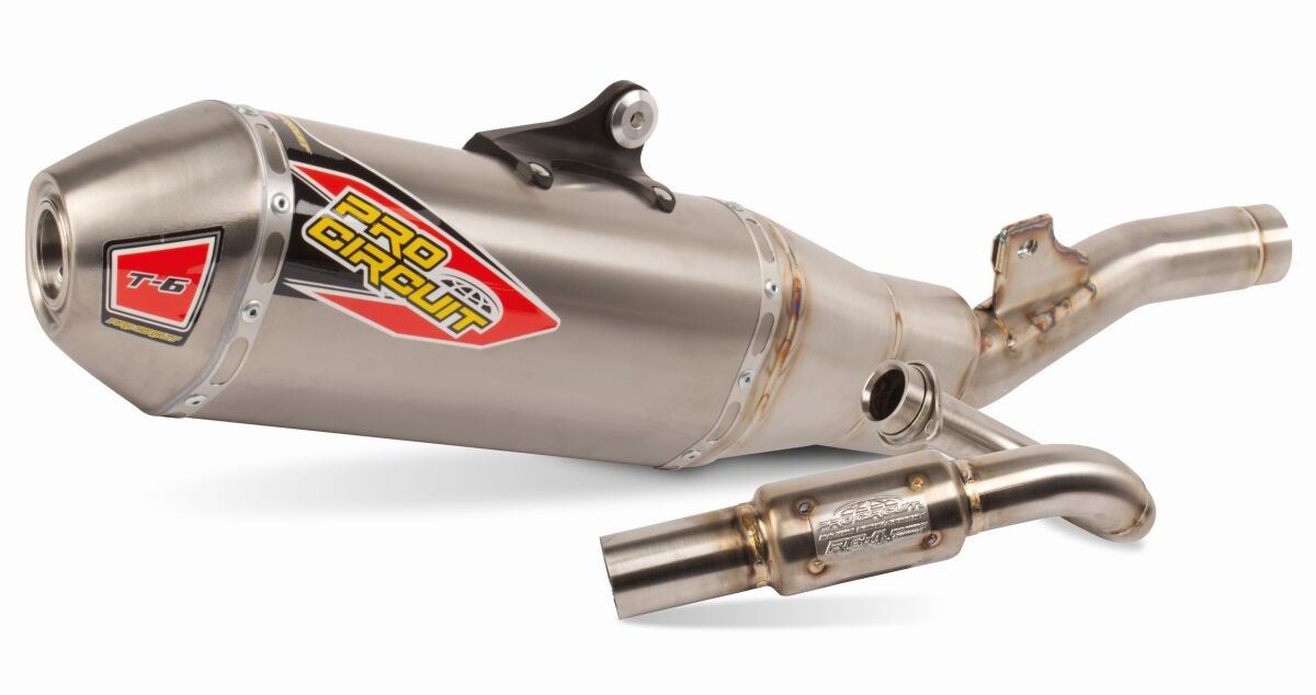 Pro Circuit 0122525H EXHAUST T-6 BC SS/TI END CAP K