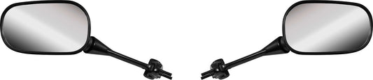 Mirrors Fairing Black 28mm Left & Right Kaw ER6-F 06-08